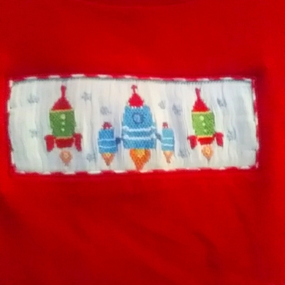 Vive la fete smocked tee